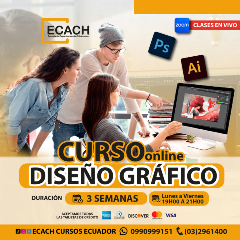 Curso De Dise O Gr Fico Online Ecuador Ecach